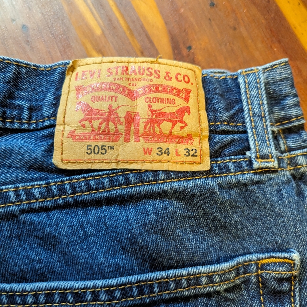 Mens Levi's denim jeans